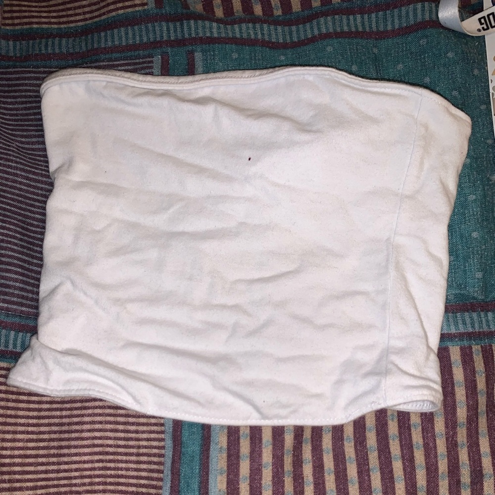 white Hollister tube top size XXS